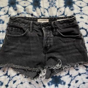 PACSUN black jean shorts